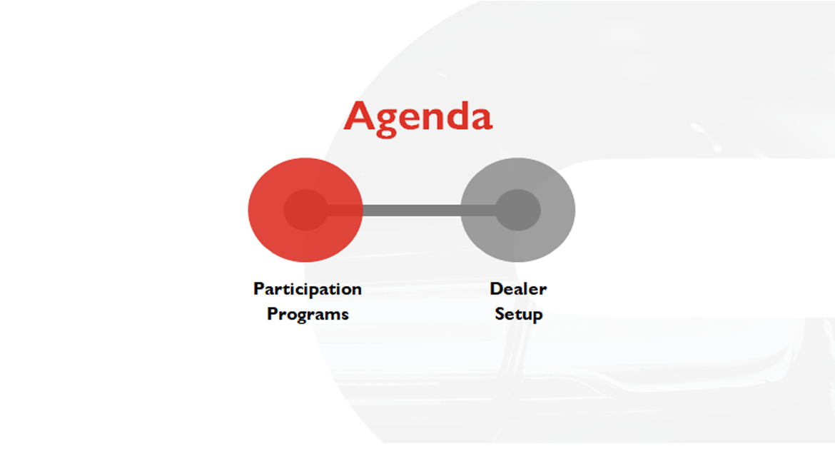 Participation programs agenda