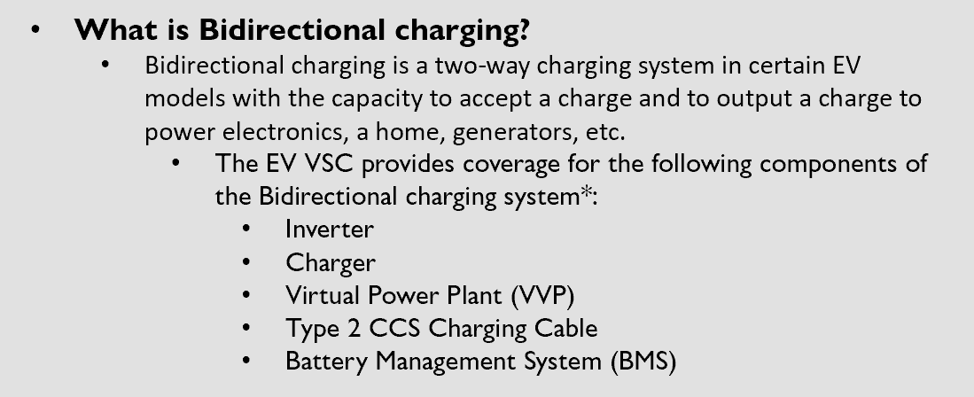 bidirectional charging